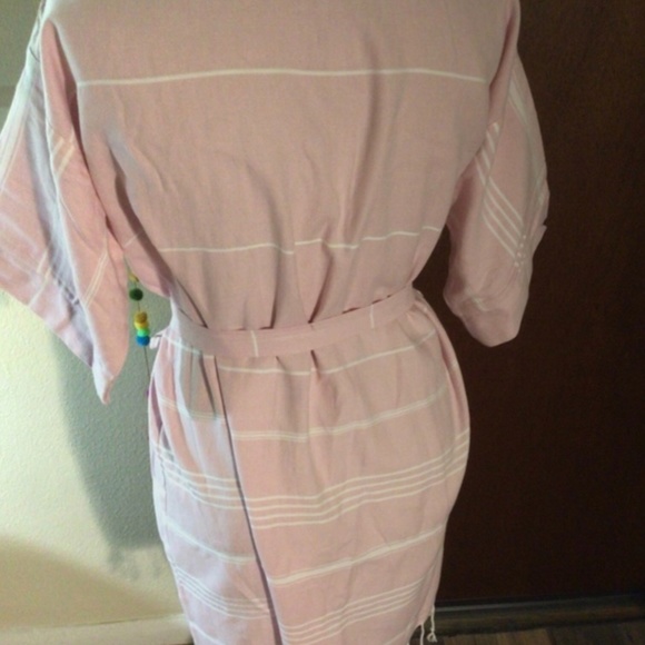 Turkish cotton kimono sleeve dressing robes - Picture 2 of 4